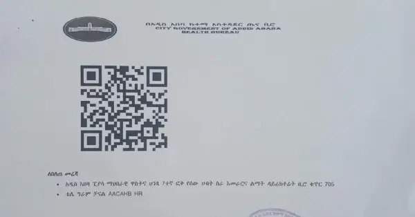 Addis Ababa Health Bureau Vacancies