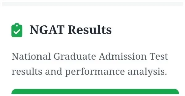 NGAT Exam 2018 Result